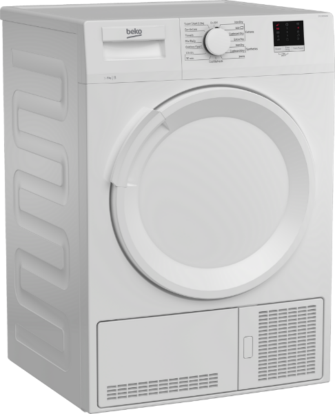 Beko DTLCE80041W side view