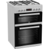 Beko EDG634W 60cm Double Oven Gas Cooker with Gas Hob - White_side