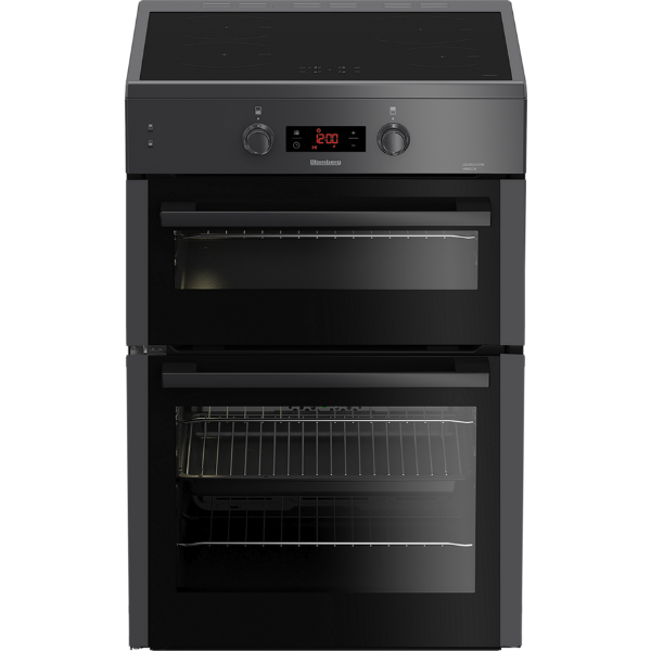 Blomberg HIN651N 60cm Double Oven Electric Cooker with Induction Hob - Anthracite_main