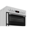 Blomberg HKN65W 60cm Electric Double Oven with Ceramic Hob - White_sidetop