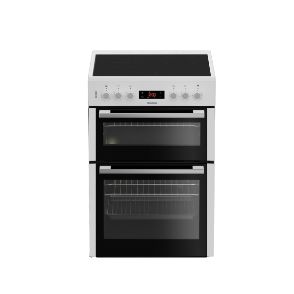 Blomberg HKN65W 60cm Electric Double Oven with Ceramic Hob - White_main