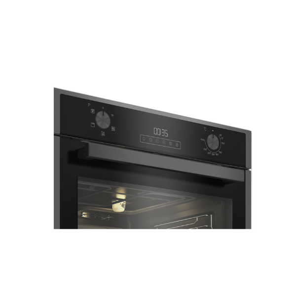 Blomberg ROEN9202DX 59.4cm Built In Electric Single Oven - Dark Steel_side