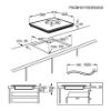 Zanussi ZIFN644K 59cm Induction Hob - Black_diagram