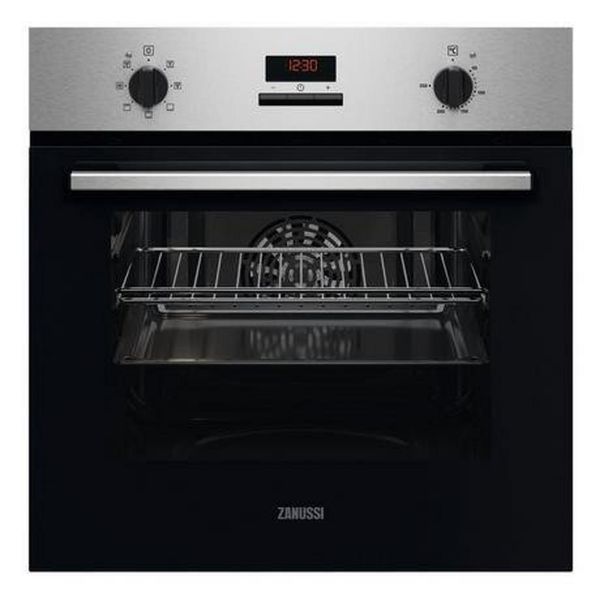 Zanussi ZOHXC2X2 59.4cm Built In Electric Single Oven - Anti-Fingerprint stainless steel_main