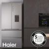 Haier HCR3818ENMM 83.3cm Total No Frost Multi Door Fridge Freezer - Inox_view