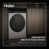 Haier HD90-A2939S-UK 9kg Heat Pump Tumble Dryer - Graphite_rightside