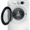 Hotpoint NSWE845CWSUKN 8kg 1400 Spin Washing Machine - White_open