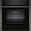 Neff B3ACE4HG0B 59.4cm Built In Electric Single Oven - Black with Graphite Trim_main