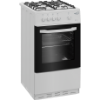 Zenith ZE501W 50cm Gas Single Oven with Gas Hob - White_side
