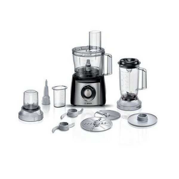 Bosch MCM3501MGB MultiTalent 3 Compact 800W Food Processor - Black & Stainless Steel_main