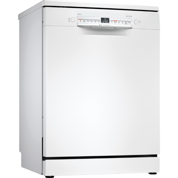 Bosch SMS2HVW66G Full Size Dishwasher - White - 13 Place Settings_main