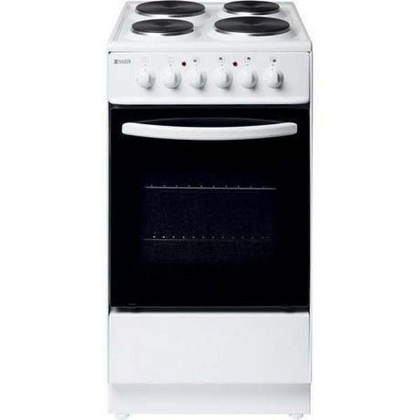 Haden HES50W 50cm Single Oven Electric Cooker - White_main