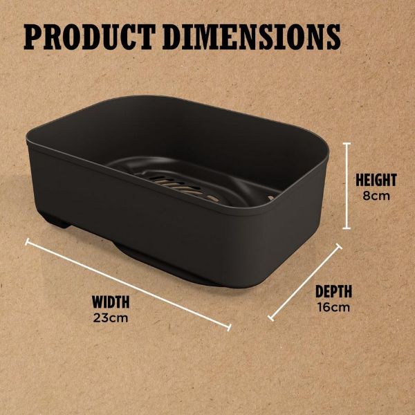 Ninja XSKCRISPBTEUK Woodfire BBQ Combo Crisper Basket - Black_dimen