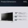 Sony XR65A95LU 65"4K UHD HDR Google Smart TV_dimen