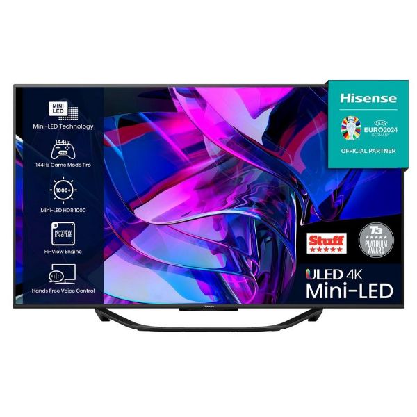 Hisense 65U7KQTUK 65" 4K Ultra HD Mini-LED Smart TV_main