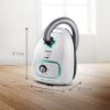 Bosch BGBS4HYGGB Serie 4 ProHygienic 600W 4.5kg Cylinder Vacuum Cleaner - White_spec