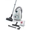 Bosch BGBS4HYGGB Serie 4 ProHygienic 600W 4.5kg Cylinder Vacuum Cleaner - White_main