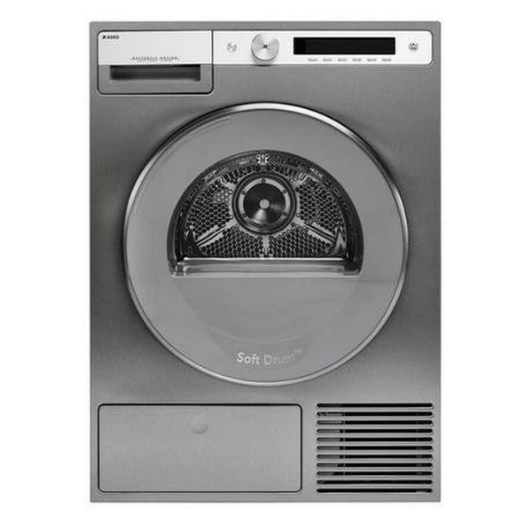 ASKO T608HX_S_UK 8kg Heat Pump Tumble Dryer - Stainless Steel_main