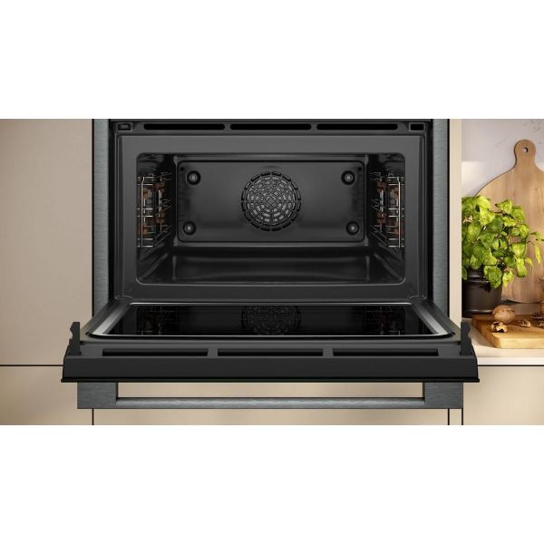 Neff C24MR21G0B  Built In Compact Oven with microwave function_open