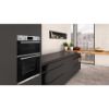 Neff U1GCC0AN0B 59.4cm Built In Electric Double Oven - Black & Steel_view