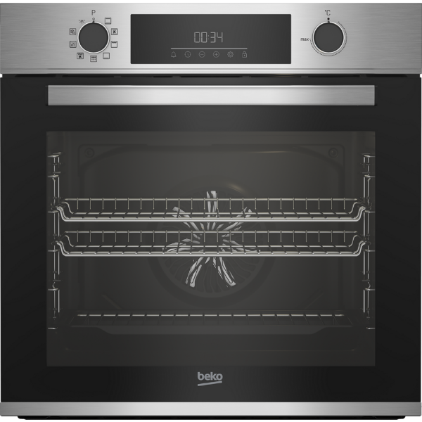 Beko AeroPerfect CIMY92XP 59.4cm Pyrolytic Built In Electric Single Oven - Stainless Steel_main