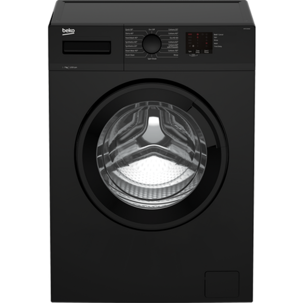 Beko WTK72041B 7kg 1200 Spin Washing Machine with Quick Programme - Black_main