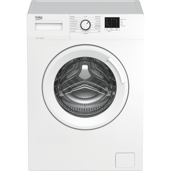 Beko WTK82041W 8kg 1200 Spin Washing Machine with Quick Programme - White_main