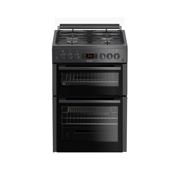 Blomberg GGN65N 60cm Double Oven Gas Cooker with Gas Hob - Anthracite_main