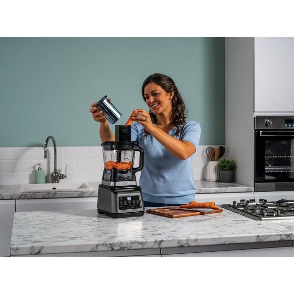 Ninja BN800UK 3-in-1 Blender and Food Processor with Auto IQ - Black/Silver_mix