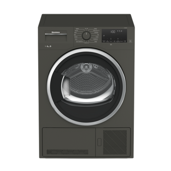 Blomberg LTK38030G 8kg Condenser Tumble Dryer - Graphite_main