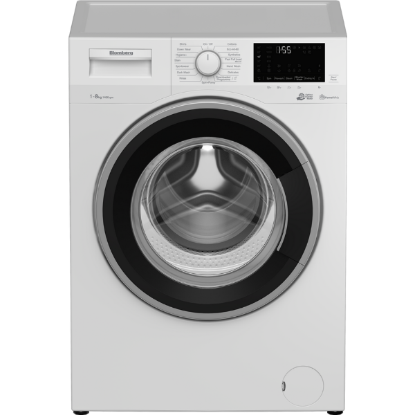 Blomberg LWF184610W 8kg 1400 Spin Washing Machine - White_main