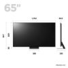 LG 65QNED866RE_AEK 65" 4K Smart QNED TV_dimen