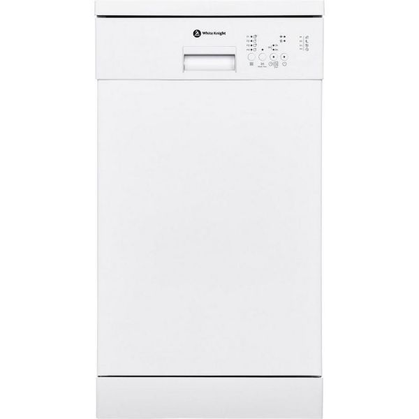 White Knight FS45DW52W 45cm Slimline Dishwasher - White - 10 Place Settings_main
