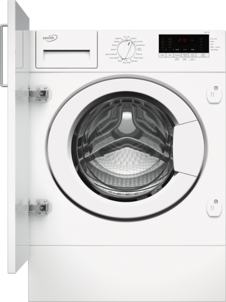 Zenith ZWMI7120 Integrated 7kg 1200 Spin Washing Machine with Drum Clean - White_main