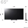 LG OLED65C36LC_AEK 65" 4K Smart OLED TV_dimen