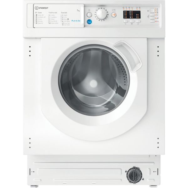 Indesit BIWMIL71252UKN 7kg 1200 Spin Integrated Washing Machine - White_main