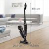 Bosch BCHF220GB Serie 2 2-in-1 Cordless Vacuum Cleaner - 44 Minutes Run Time - Jet Black_dimen