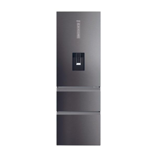 Haier HTW5618EWMP 59.5cm 3D Fridge Freezer - Dark Inox_main