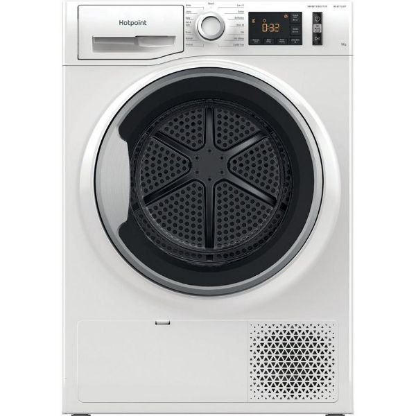 Hotpoint NTSM1192SKUK 9kg Heat Pump Tumble Dryer - White_main