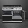 Picture of Smeg SYD4110-1 Symphony Dual Fuel Range Cooker with 7 Burners in Stainless Steel 