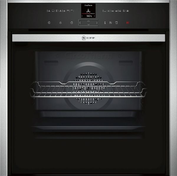 Picture of Neff B57VR22N0B 60cm Built In Single Electric Oven with Steam Function and Slide+Hide®