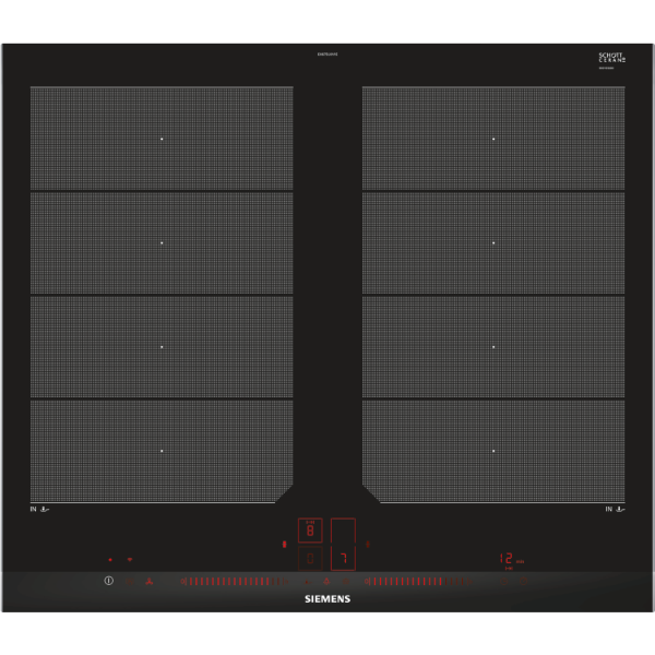 Picture of Siemens EX675LXV1E iQ700 60cm Induction Hob with Flexible Cooking Zones and HomeConnect - Display Model