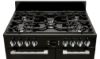 Picture of Leisure CK90G232K Cookmaster 90cm Gas Range Cooker with Two Ovens in Black