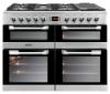 Picture of Leisure CS100F520X Cuisinemaster 100cm Dual Fuel Range Cooker with Three Ovens in Stainless Steel