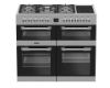 Picture of Leisure CS100F520X Cuisinemaster 100cm Dual Fuel Range Cooker with Three Ovens in Stainless Steel