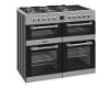 Picture of Leisure CS100F520X Cuisinemaster 100cm Dual Fuel Range Cooker with Three Ovens in Stainless Steel