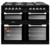 Picture of Leisure CS100F520K Cuisinemaster 100cm Dual Fuel Range Cooker with Three Ovens in Black