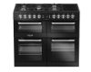 Picture of Leisure CS100F520K Cuisinemaster 100cm Dual Fuel Range Cooker with Three Ovens in Black