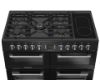 Picture of Leisure CS100F520K Cuisinemaster 100cm Dual Fuel Range Cooker with Three Ovens in Black