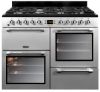 Picture of Leisure CK100F232S Cookmaster 100cm Dual Fuel Range Cooker with Seven Gas Burners in Silver